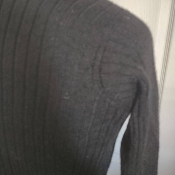 Peruvian Connection Turtleneck Womens L Black Baby Alpaca Bolivia Luxury - Picture 7 of 11